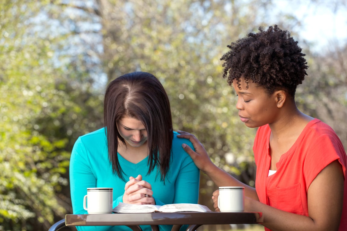 Friends Praying Together